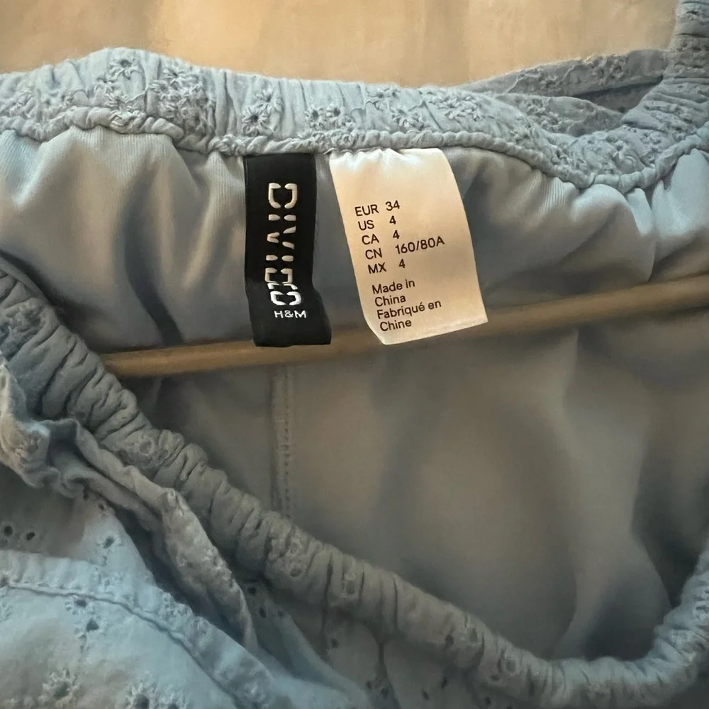 H&M Sky Blue Eyelet Dress